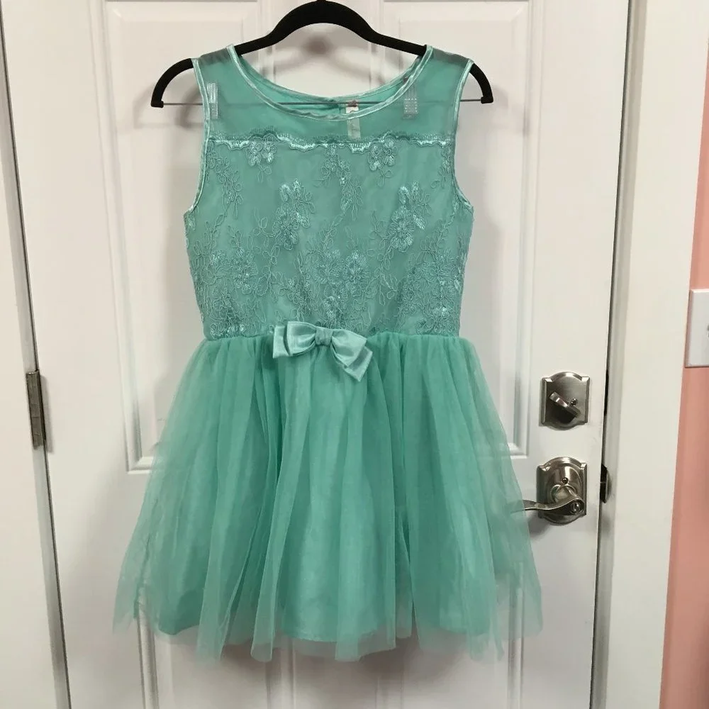 Cherokee Sleeveless Mint Green Dress - Size 14/16